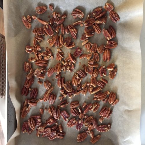 maple candied pecans