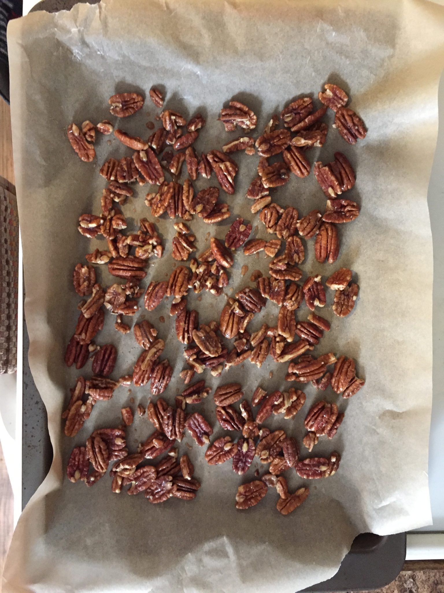 maple candied pecans